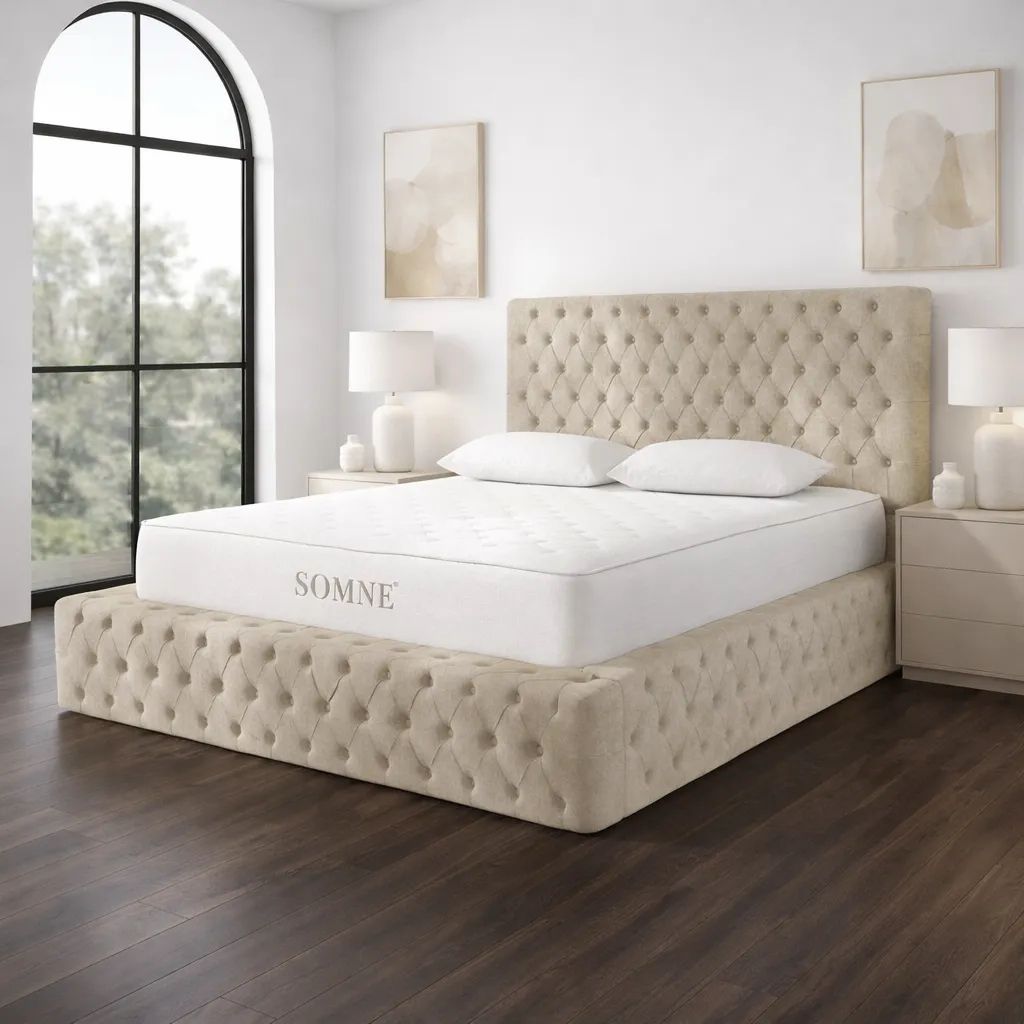 Upholstered bed